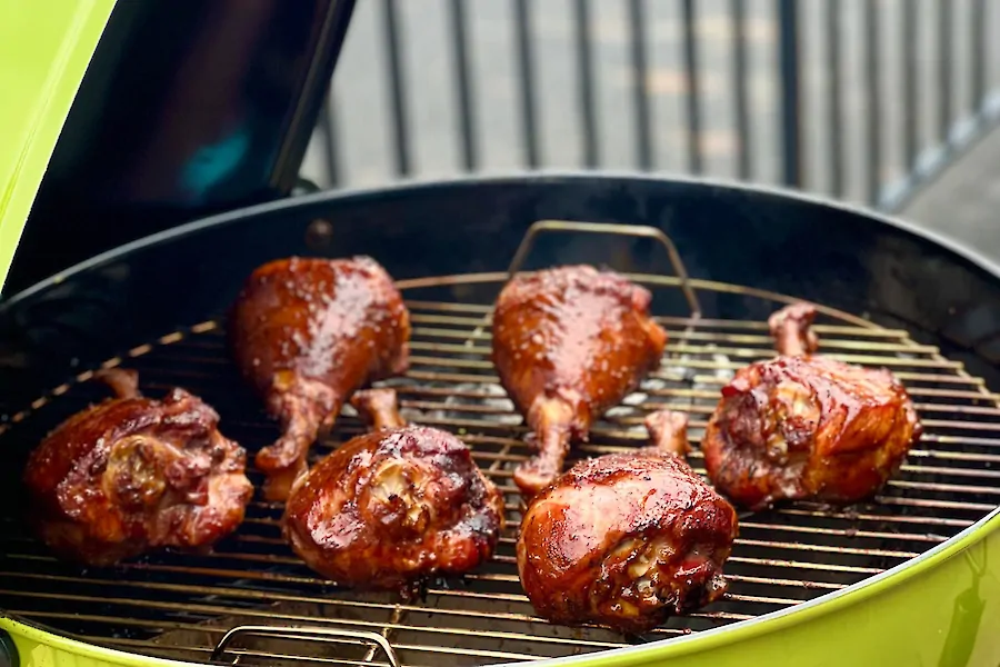 smoked-glazed-turkey-drumsticks